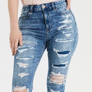 Curvy high rise jeans